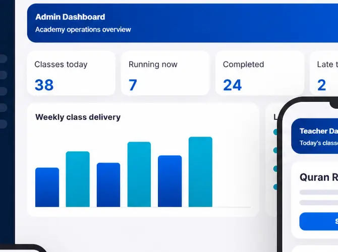 Assessment & Progress Portal interface preview